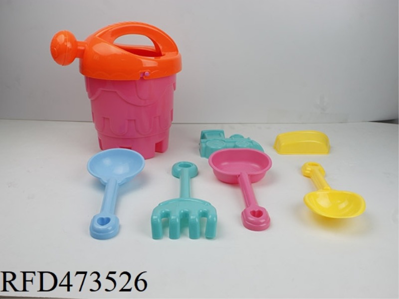 BEACH CASTLE BUCKET (7PCS)