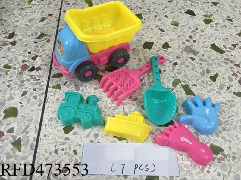 BEACH CARTOON CAR (7PCS)