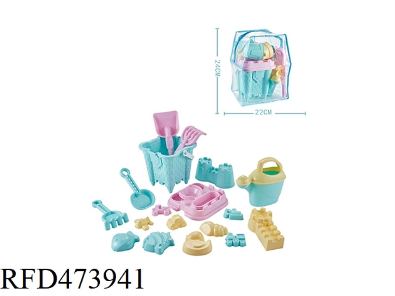 18-PIECE BEACH BUCKET SET