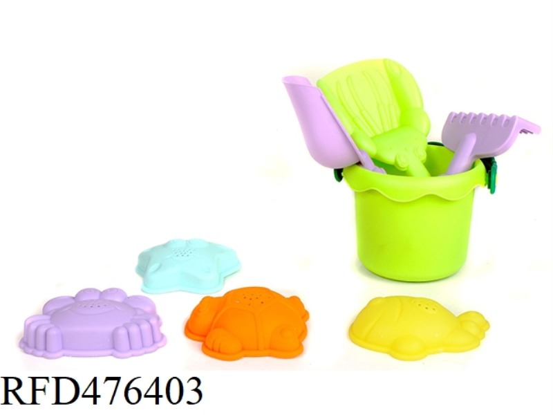 SOFT RUBBER BEACH 8 PIECE SET