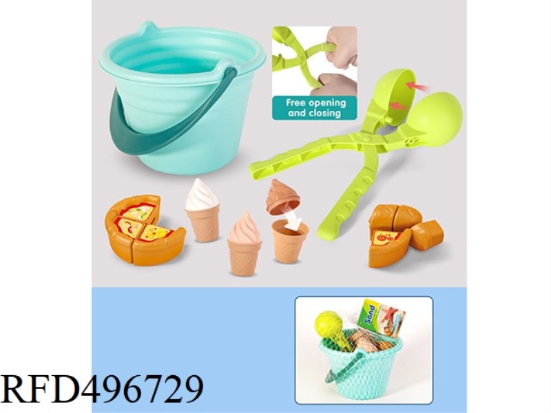 10-PIECE BEACH BUCKET SET