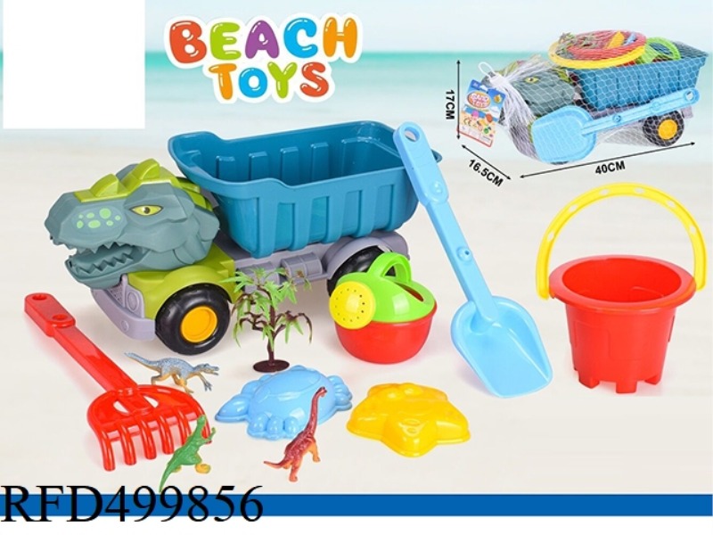 BEACH DINOSAUR CAR