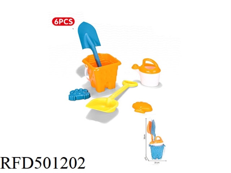 6-PIECE BEACH BUCKET SET