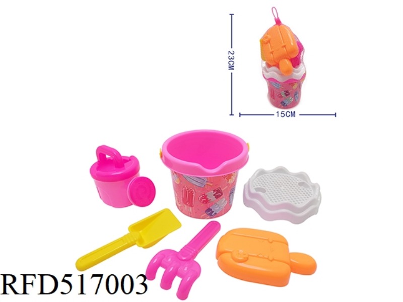 6PCS ICE CREAM BEACH SET