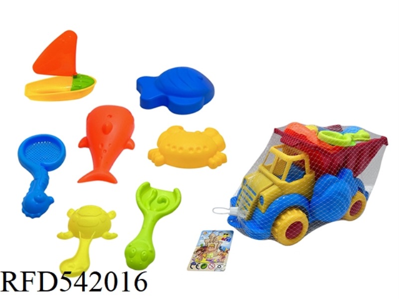 8PCS BEACH WINDOWLESS CAR COMBINATION