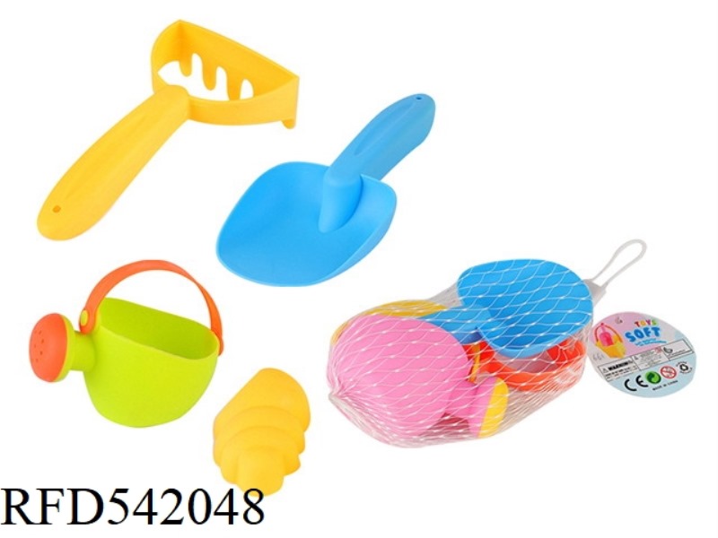 4PCS SOFT GLUE SMALL KETTLE COMBINATION