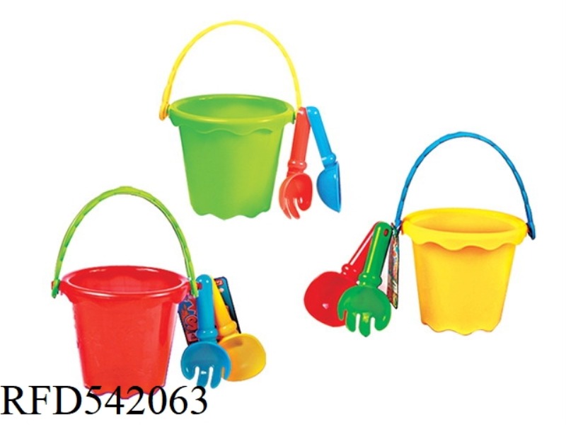 3PCS BUCKET + 2 TOOL