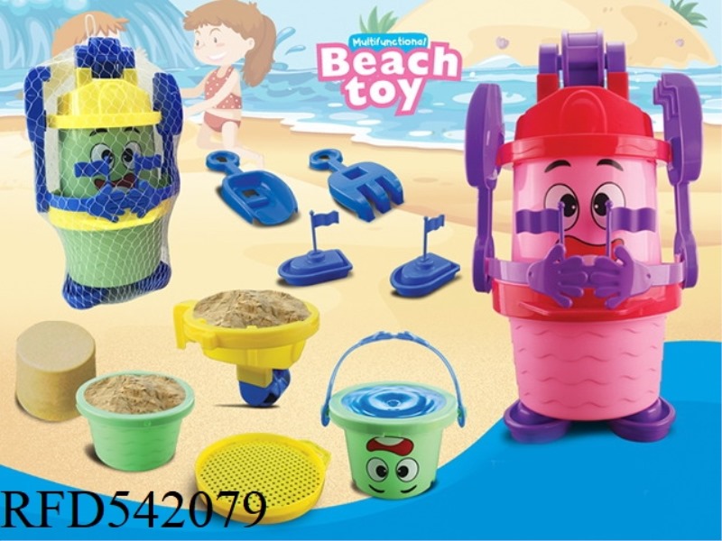 13PCS MULTI-FUNCTION BEACH BUCKET SET