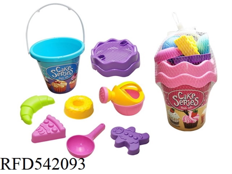 8PCS ICE CREAM HOT PRINTING LASER BUCKET COMBINATION
