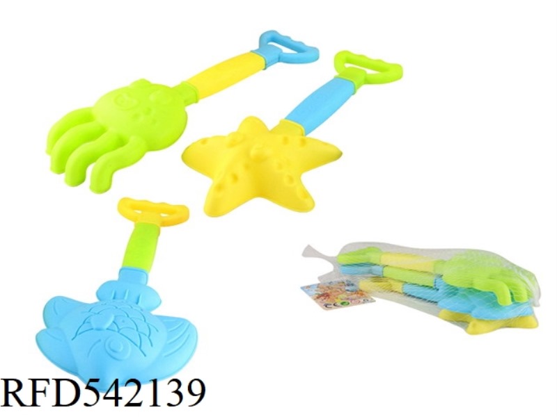 3PCS SUBMARINE SHOVEL ASSEMBLAGE