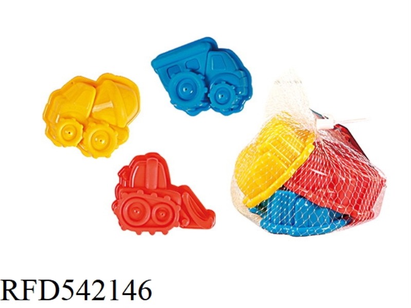 3PCS ENGINEERING CAR SAND MOLD SLEEVE