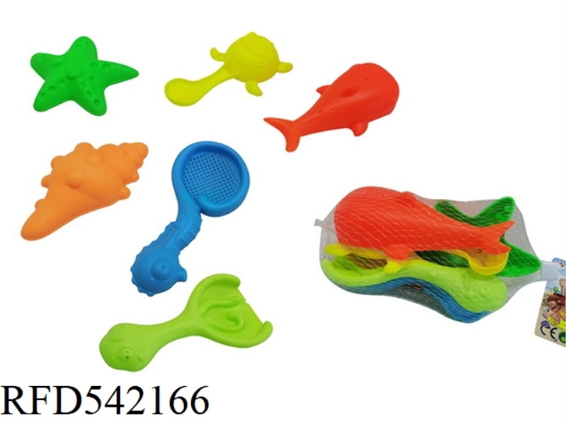 6PCS SUBMARINE BEACH SHOVEL COMBINATION