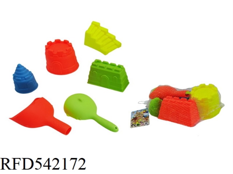 6PCS CASTLE BLOCK COMBINATION