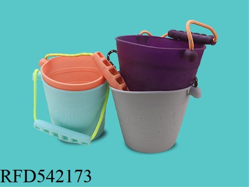 DIAOKAZHUANG 4-COLOR SOFT BODY FOLDING BUCKET SINGLE