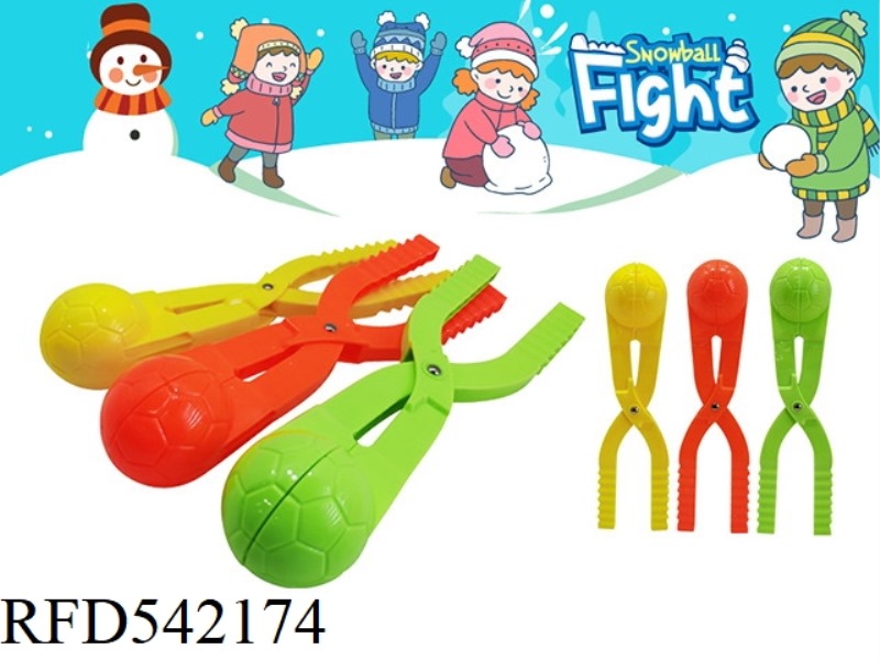 FOOTBALL SINGLE BALL SNOWBALL CLIP