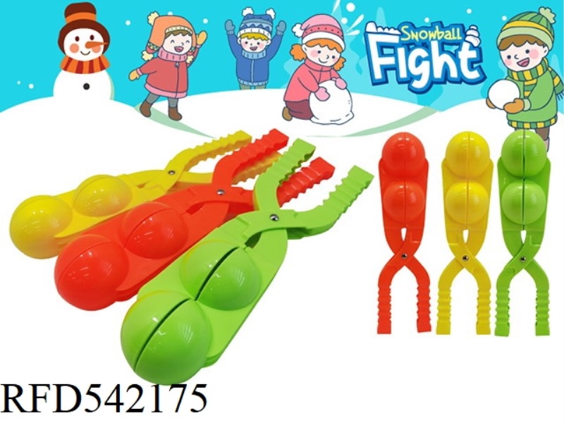 FOOTBALL DOUBLE BALL SNOWBALL CLIP