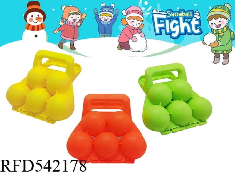 FIVE-BALL MODEL SNOWBALL CLIP