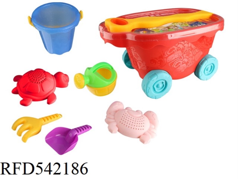 7PCS STORAGE CART ASSEMBLY
