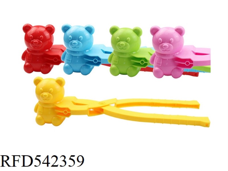 LARGE BEAR SNOW CLIP