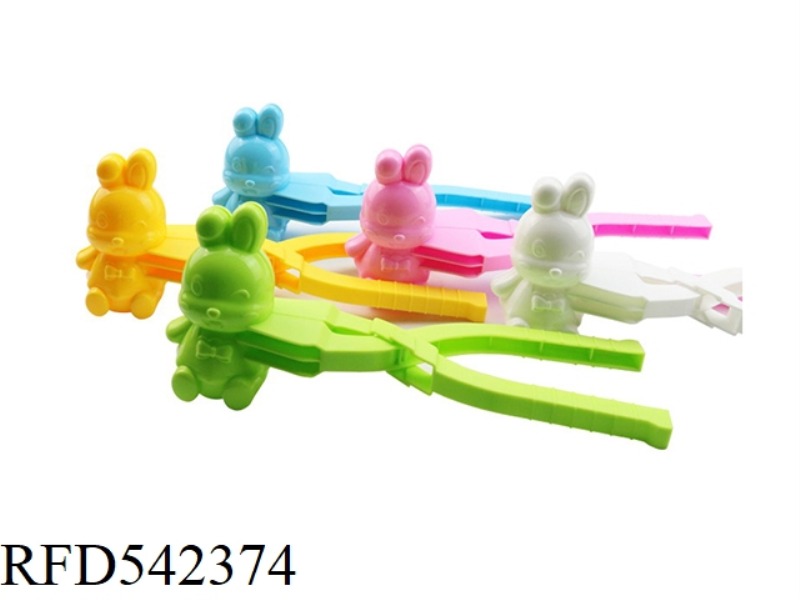 SMALL RABBIT SNOW CLIP
