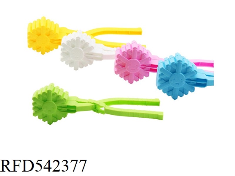 SMALL SNOWFLAKE SNOW CLIP
