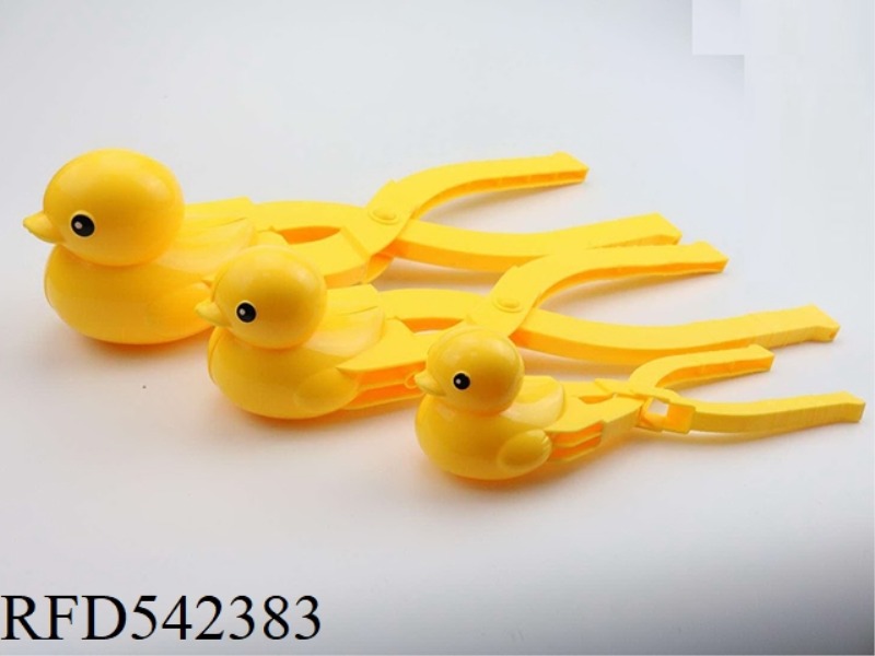 PRINTED EYE DUCK SNOW CLIP 3PC/ SET