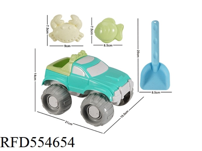 4 PCS BEACH CAR