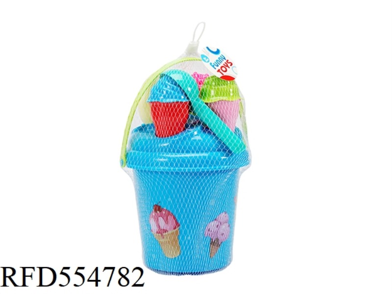 7 PIECE ICE CREAM BEACH SET