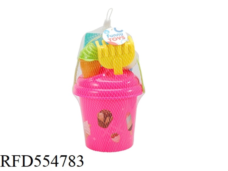 7 PIECE ICE CREAM BEACH SET