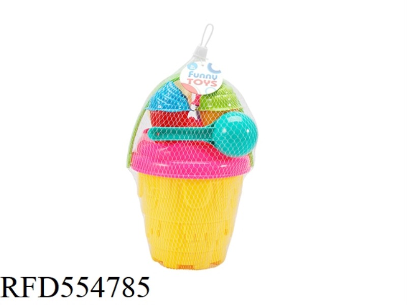 7 PIECE ICE CREAM BEACH SET