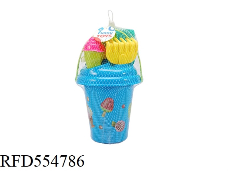 7 PIECE ICE CREAM BEACH SET
