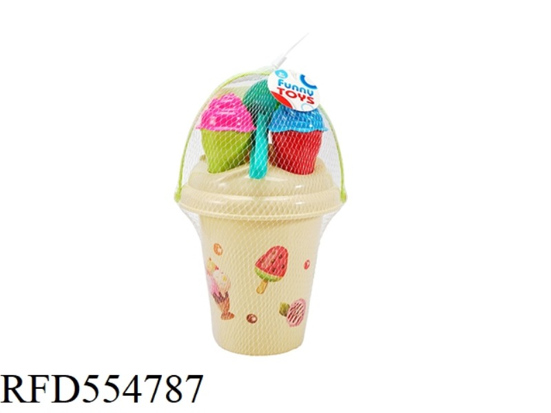 7 PIECE ICE CREAM BEACH SET