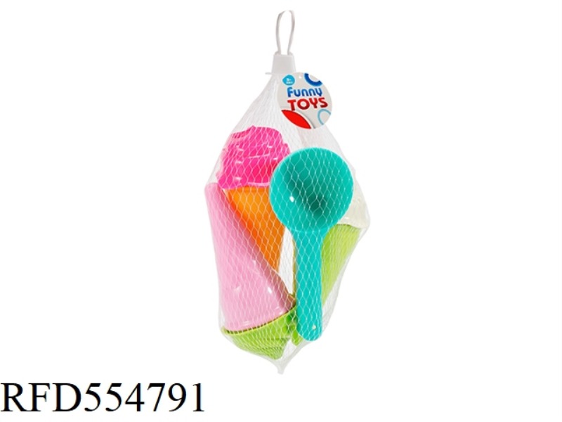 4 PIECE ICE CREAM SET