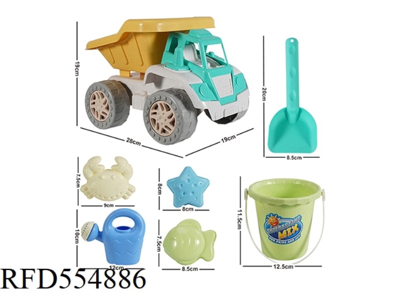 STRAW 7 PIECE ATV SET