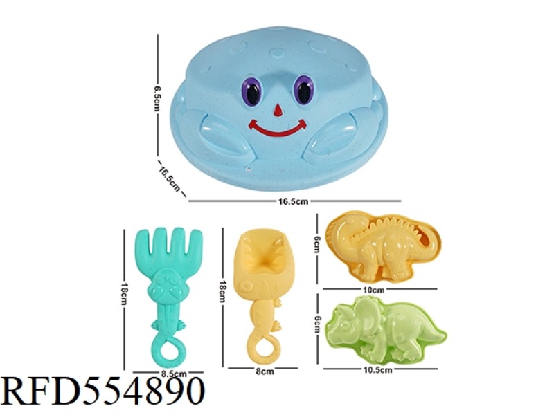 STRAW 6-PIECE BEACH SET