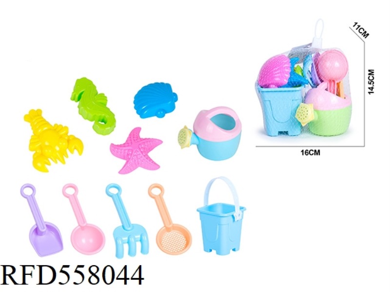 BEACH BUCKET ANIMAL DINOSAUR OCEAN SANDMODEL ATV HOURGLASS 10PCS