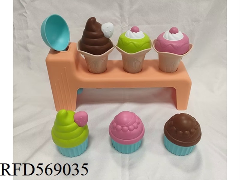 SOLID COLOR ICE CREAM SET 8PCS