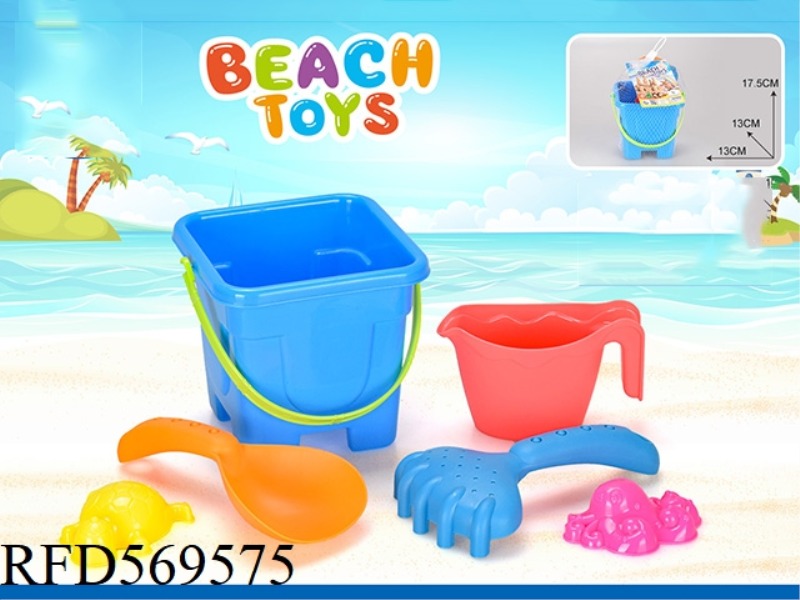 6-PIECE BEACH BUCKET SET