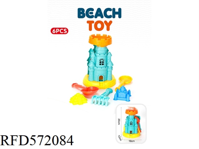 CASTLE HOURGLASS 6-PIECE SET