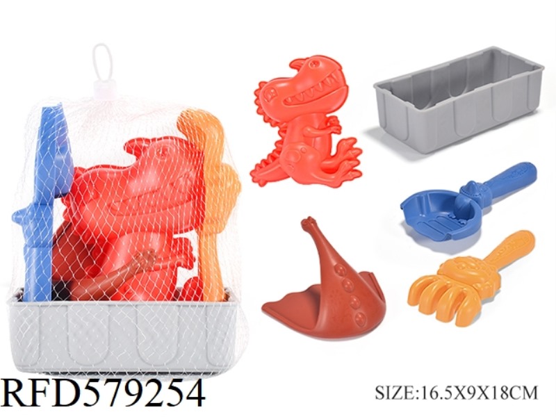 5PCS DINOSAUR SAND MODEL SET