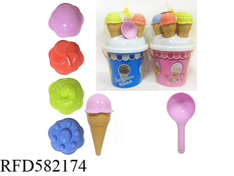 11 PIECES OF ICE CREAM BEACH BUCKET