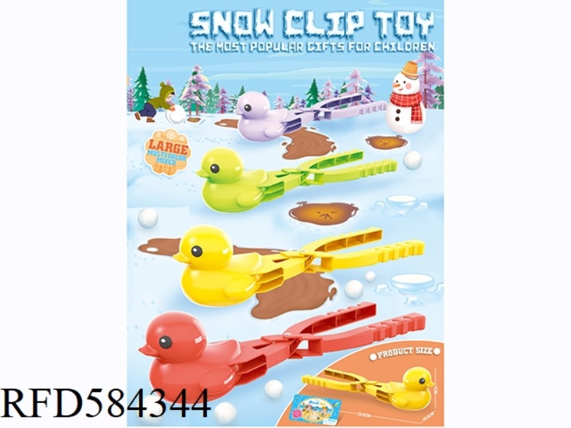 LARGE SNOW CLIP TOY