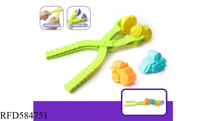 4PCS SNOW CLIP PROJECT VEHICLE MODEL