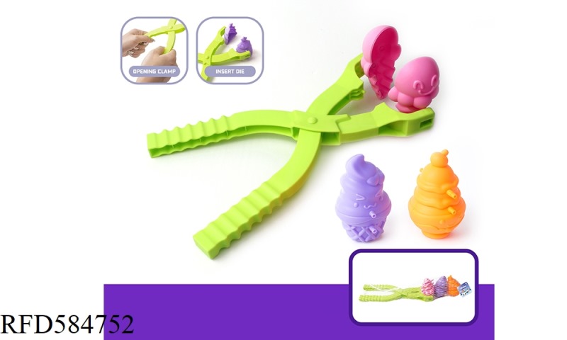 4PCS HEAVY SNOW ICE CREAM