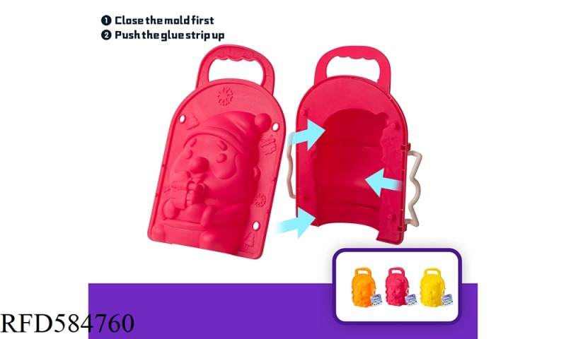 1PCS SNOW MODEL SANTA CLAUS
