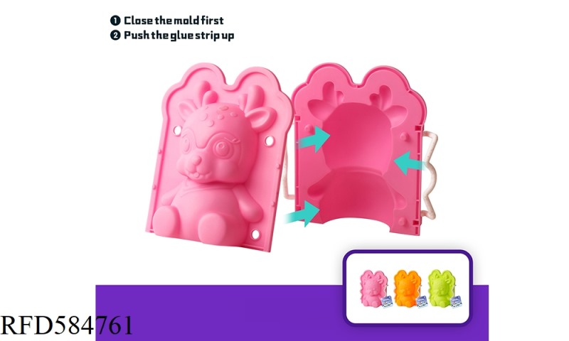 1PCS SMALL SNOW MODEL DEER