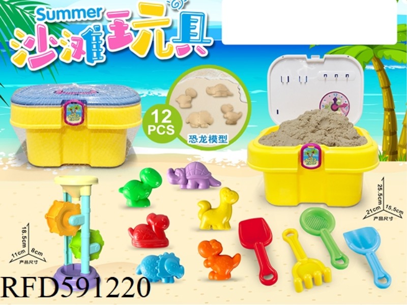 BARREL WITH DINOSAUR ACCESSORIES GAZA LEAK (12PCS)