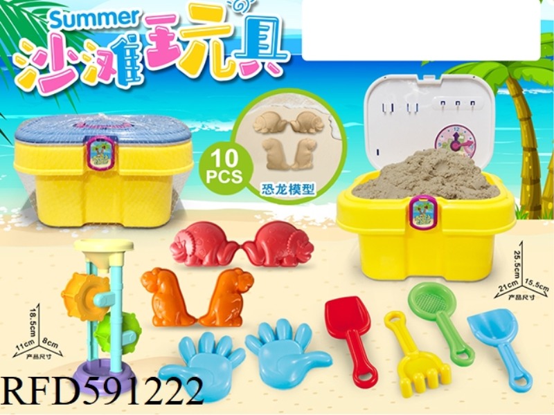 BARREL WITH DINOSAUR ACCESSORIES GAZA LEAK (12PCS)
