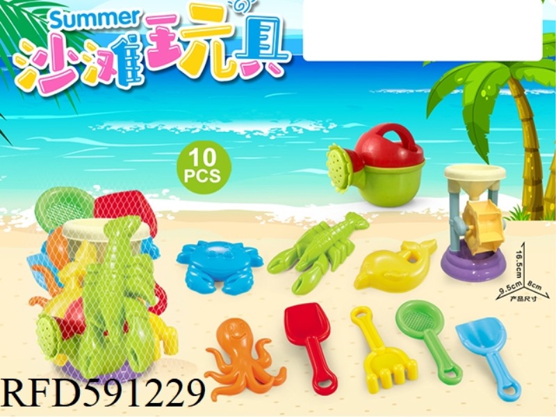 BEACH ACCESSORIES PLUS SMALL HOURGLASS (10PCS)