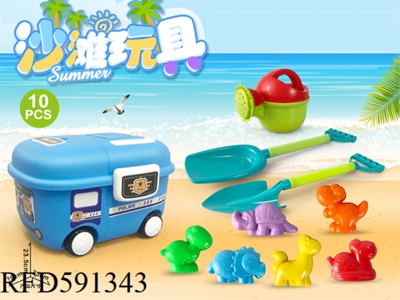 PACK BOX CAR WITH DINOSAUR ACCESSORIES (13PCS)